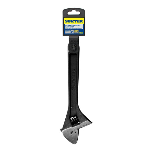 Llave Ajustable Pavonada 8, Surtek 508S