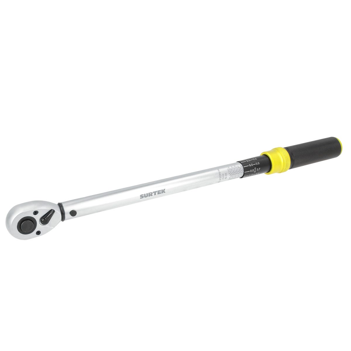 Torquímetro De Trueno Una Escala Dual Cuadro De 1/2, 30-162 ft-lb (40-220 Nm), Surtek 512D