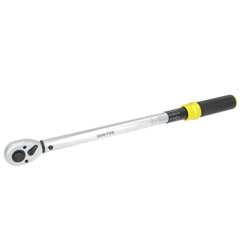 Torquímetro De Trueno Una Escala Dual Cuadro De 1/2, 30-162 ft-lb (40-220 Nm), Surtek 512D