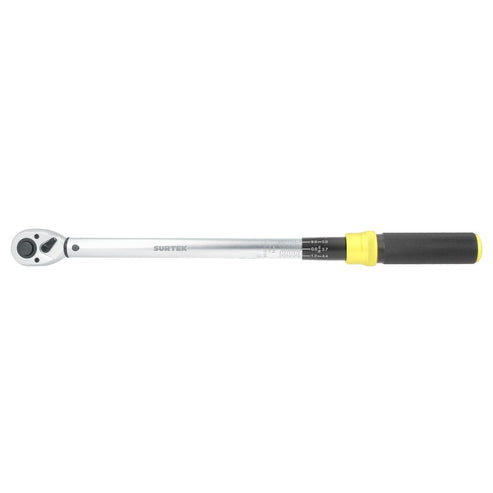 Torquímetro De Trueno Una Escala Dual Cuadro De 1/2, 30-162 ft-lb (40-220 Nm), Surtek 512D