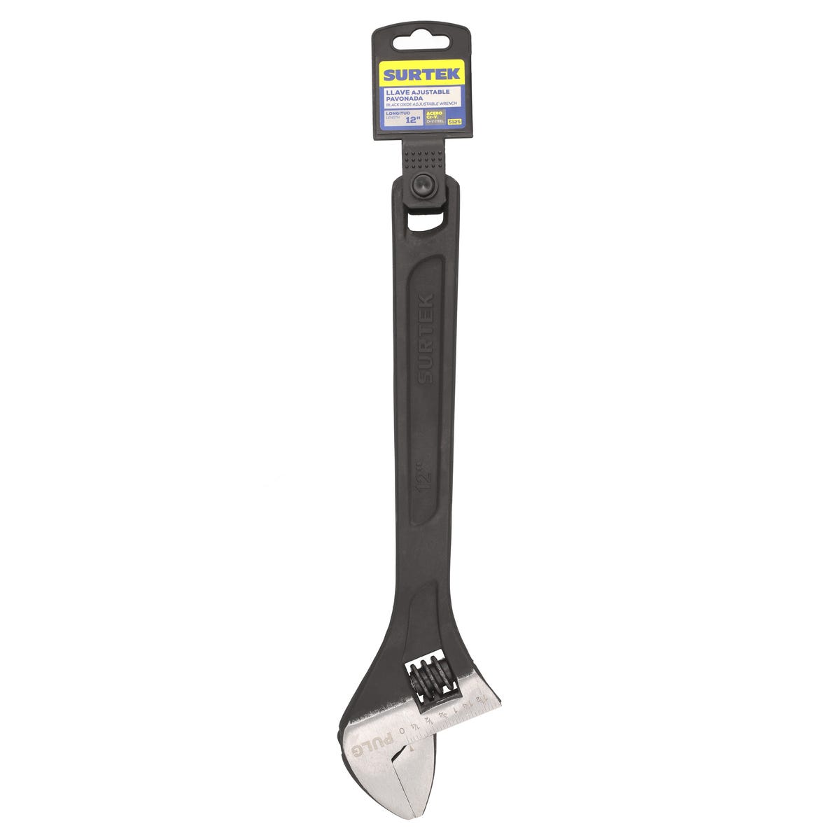 Llave Ajustable Pavonada 12, Surtek 512S