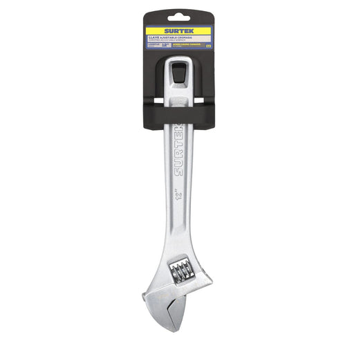 Llave Ajustable Cromada 12 1-5/16, Surtek 512