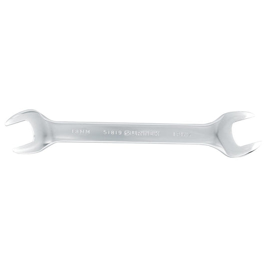 Llave Española Pulido Espejo Métrica, 18 x 19mm, Surtek 51819