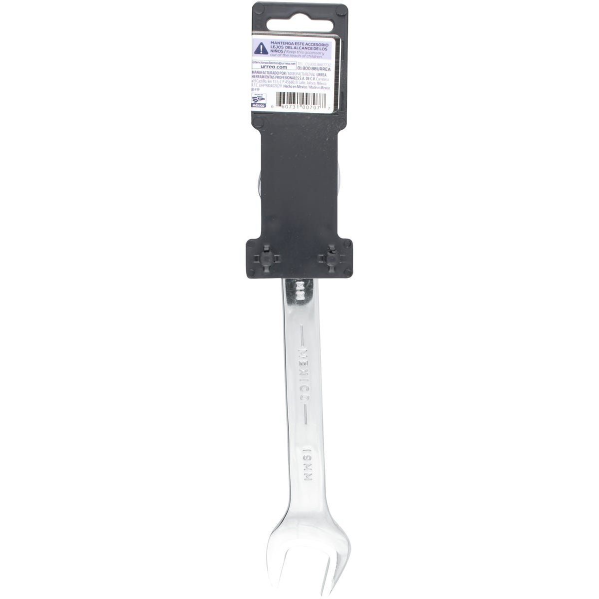 Llave Española Pulido Espejo Métrica, 18 x 19mm, Surtek 51819