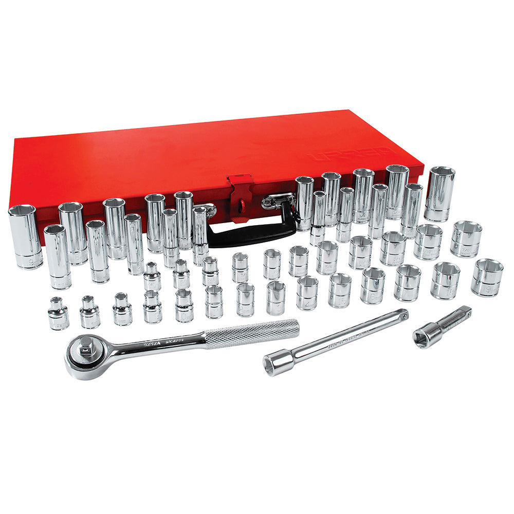 Juego De Dados Y Accesorios Cuadro De 3/8 Urrea 5200B