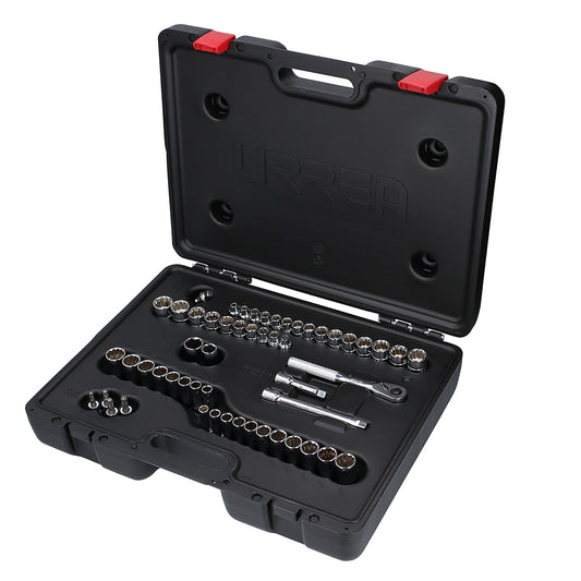 Juego De Dados Y Accesorios Cuadro De 3/8 Urrea 5200PA