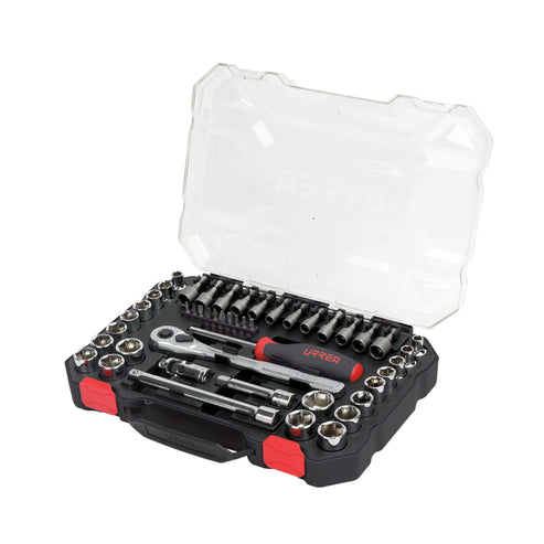 Juego De Dados Y Accesorios Cuadro De 3/8 Urrea 5201CD