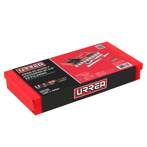 Juego De Dados Y Accesorios Cuadro De 3/8 En Urrea 52130