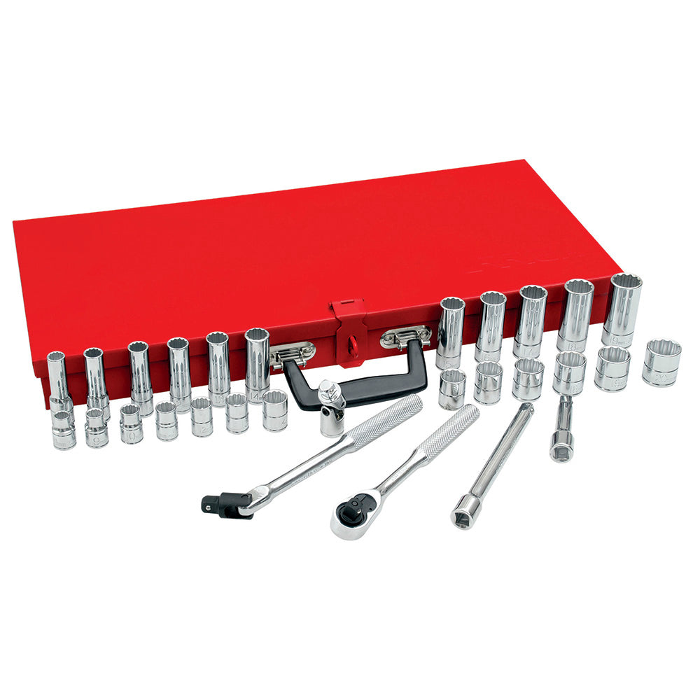 Juego De Dados Y Accesorios Cuadro De 3/8 Urrea 52222