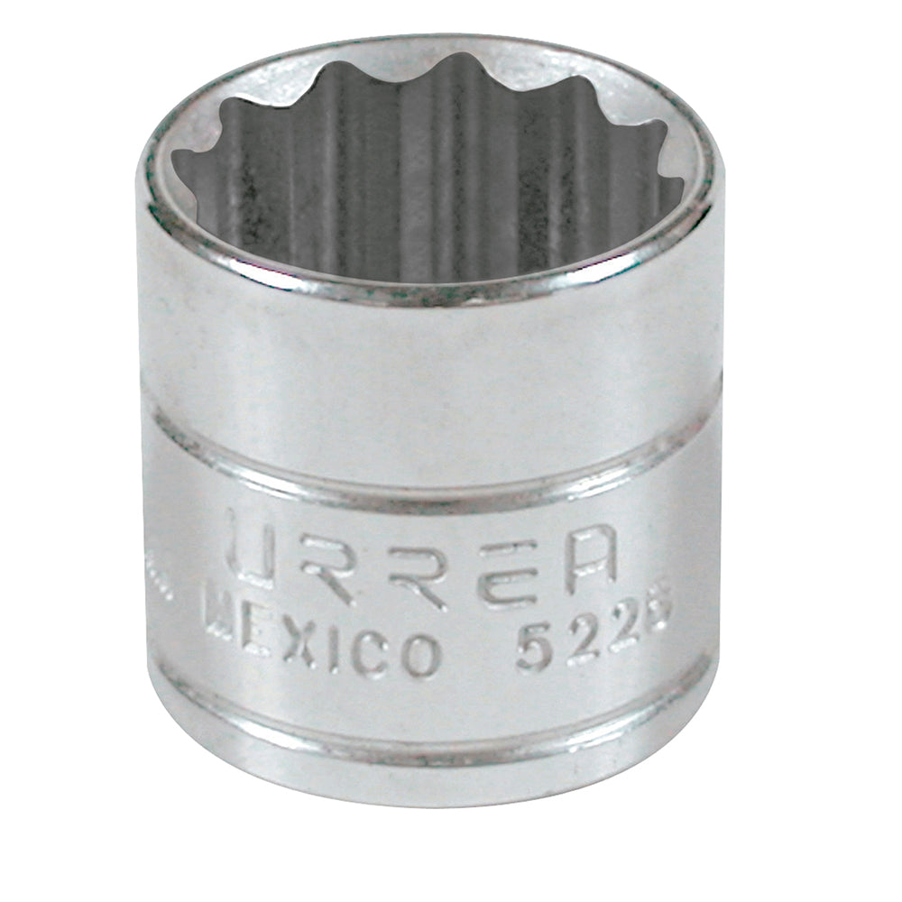 Dado Cuadro De 3/8, 12 Puntas, En Pulgadas, Urrea 5228