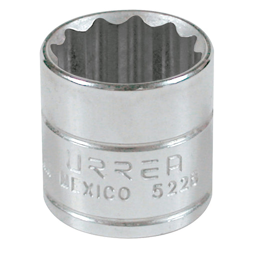 Dado Cuadro De 3/8, 12 Puntas, En Pulgadas, Urrea 5228