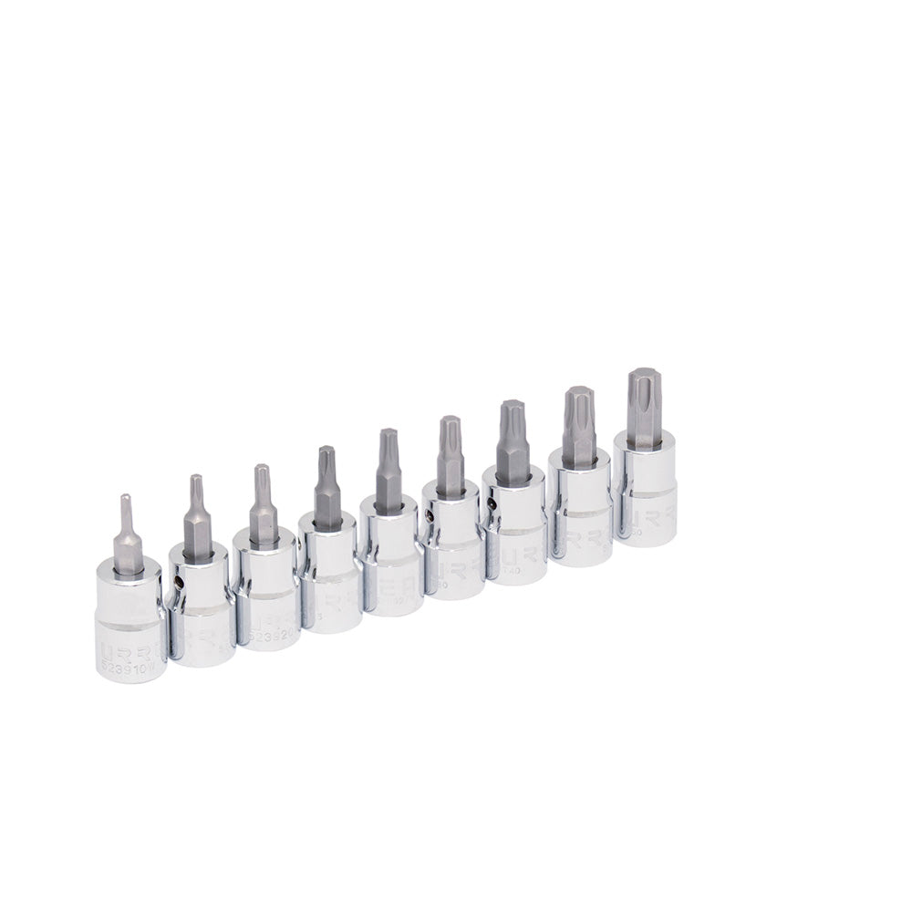 Juego De Dados Con Punta Torx Cuadro De 3/8, 9 Urrea 5239C