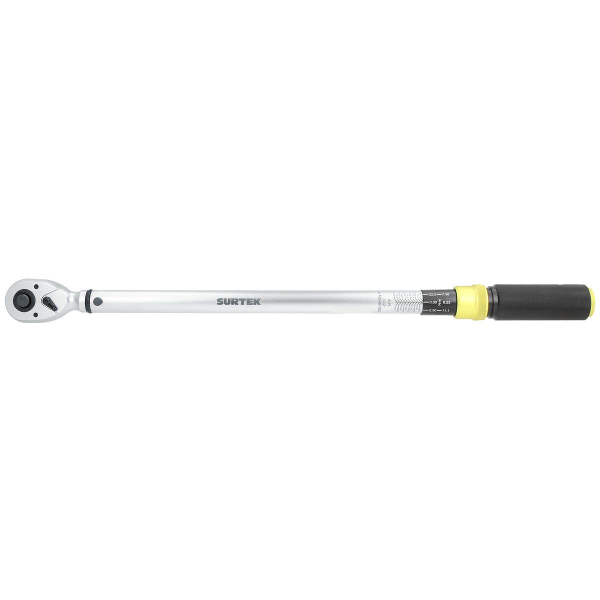 Torquímetro De Trueno Una Escala Dual Cuadro De 3/4, 74-442.5 ft-lb (100-600 Nm), Surtek 534D