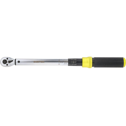 Torquímetro De Trueno Una Escala Dual Cuadro De 3/8, 15-88.5 ft-lb (20-120 Nm), Surtek 538D