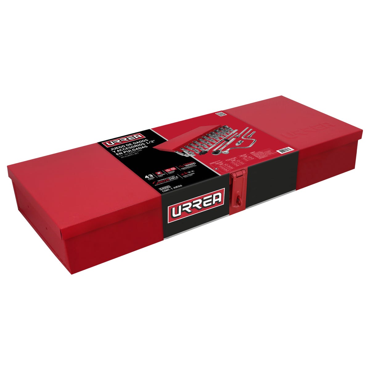 Juego De Dados Y Accesorios Cuadro De 1/2 En Urrea 5400G