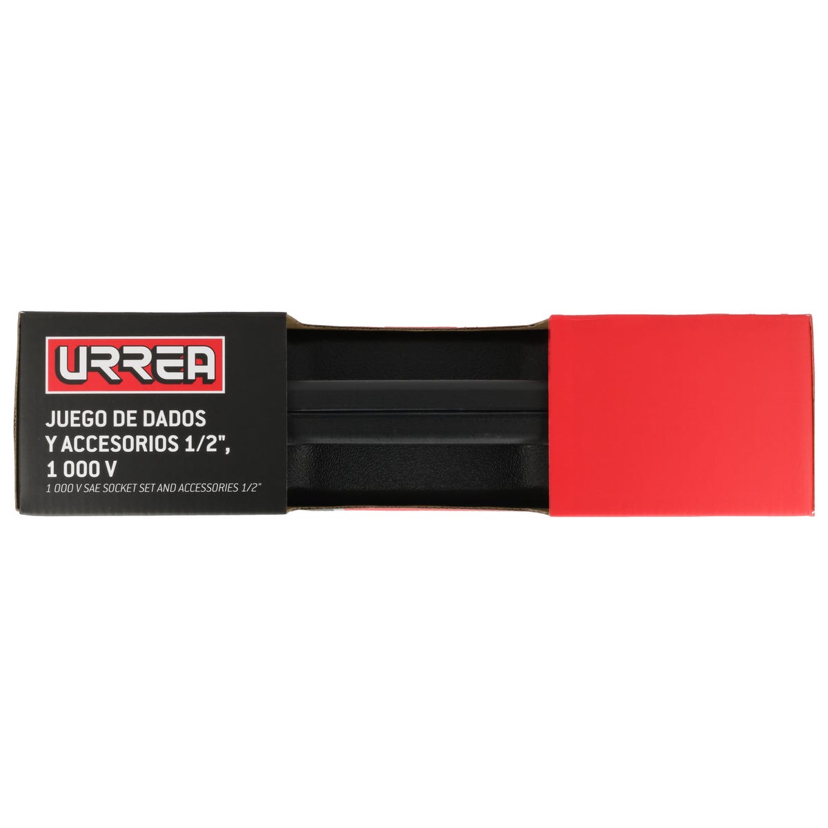 Juego De Dados Y Accesorios Cuadro De 1/2 Métricos Para 1000 V, Caja Plástica, Urrea 5400MVI