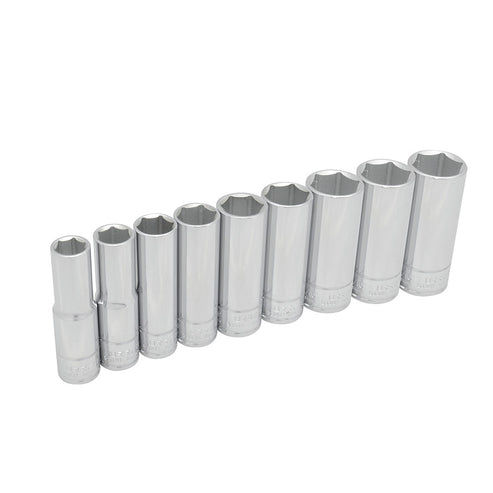 Juego De Dados Largos Cuadro De 1/2, 6 Puntas, Urrea 54118
