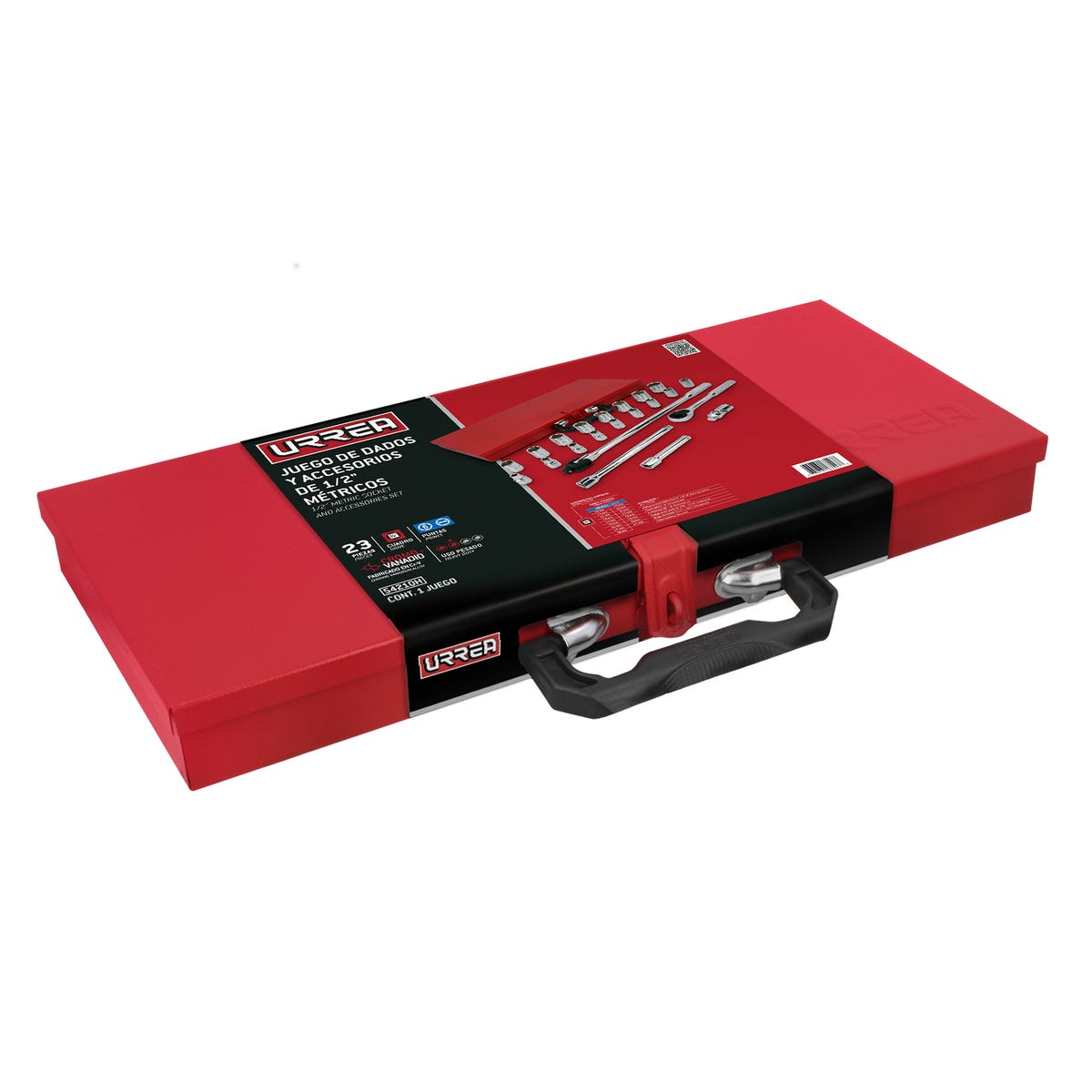 Juego De Dados Y Accesorios Cuadro De 1/2 Urrea 54210H