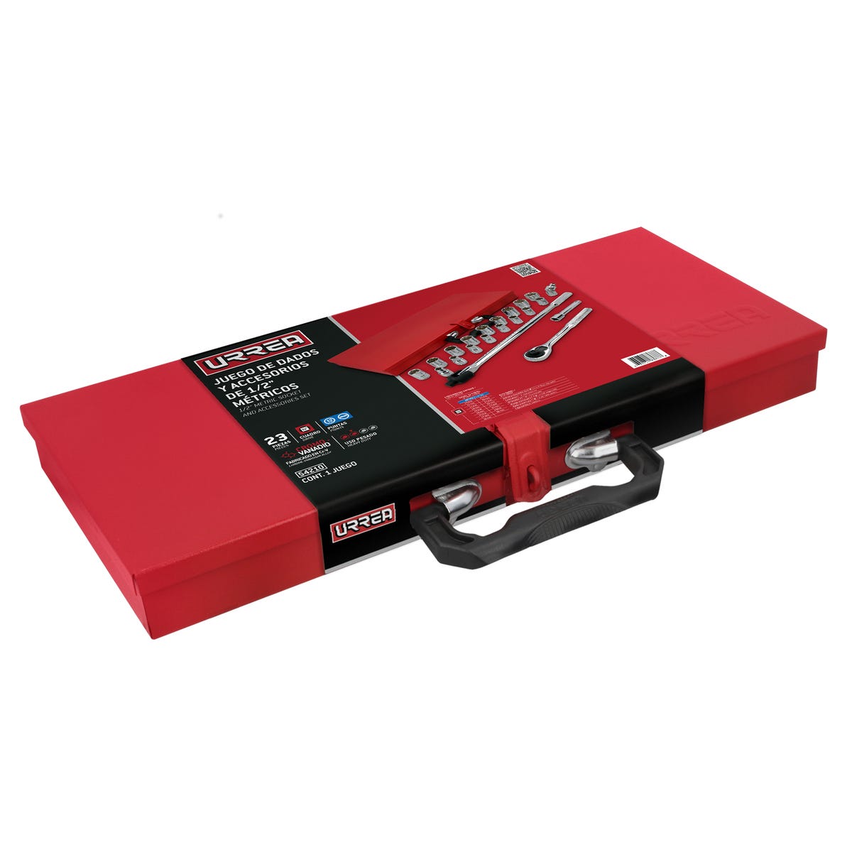 Juego De Dados Y Accesorios Cuadro De 1/2 Urrea 54210