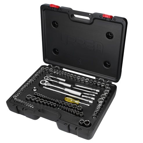 Juego De Dados Y Accesorios Cuadro De 1/4, 3/8 Urrea 5447PA