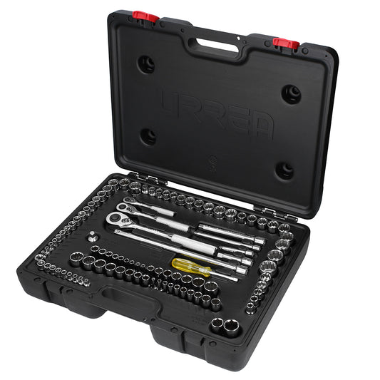 Juego De Dados Y Accesorios Cuadro De 1/4, 3/8 Urrea 5447PA