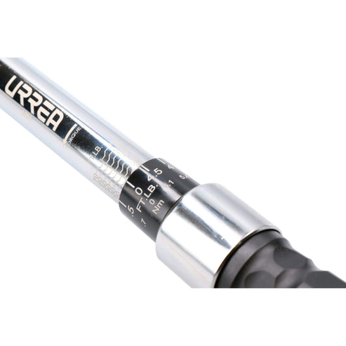 Torquímetro De Trueno Escala Dual Cuadro De 3/8, 5-75 ft-lb (10.2-98.3 Nm), Urrea 6006
