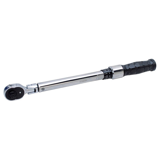 Torquímetro De Trueno Escala Dual Cabeza Flexible Cuadro De 3/8, 10-80 ft-lb (16-105 Nm), Urrea 6007