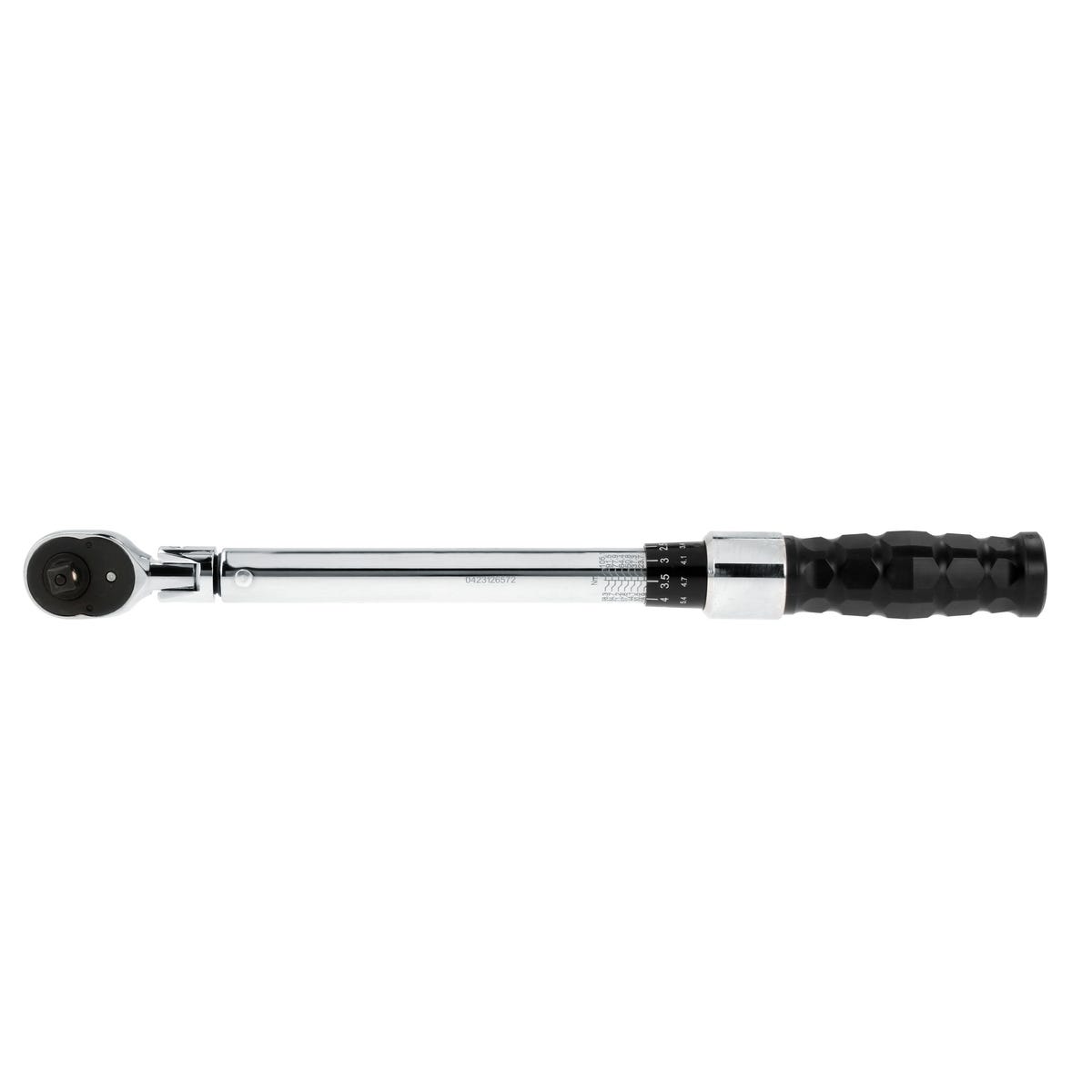 Torquímetro De Trueno Escala Dual Cabeza Flexible Cuadro De 3/8, 10-80 ft-lb (16-105 Nm), Urrea 6007