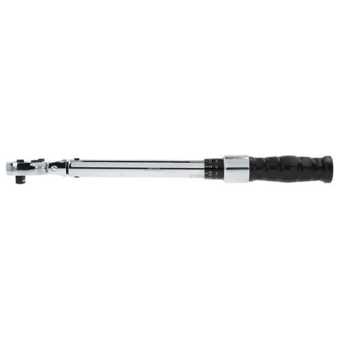 Torquímetro De Trueno Escala Dual Cabeza Flexible Cuadro De 3/8, 10-80 ft-lb (16-105 Nm), Urrea 6007