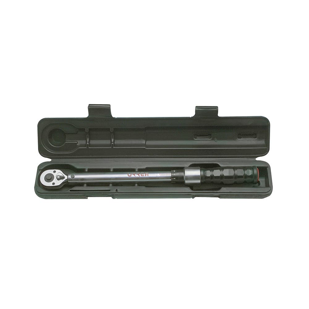 Torquímetro De Trueno Escala Dual Cuadro De 3/8, 10-100 ft-lb (16.9-132.2 Nm), Urrea 6012A