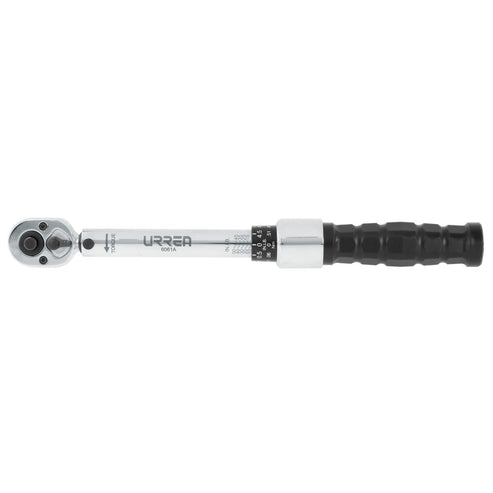 Torquímetro De Trueno Escala Dual Cuadro De 1/4, 10-50 in-lb (1.1-5.6 Nm), Urrea 6061A