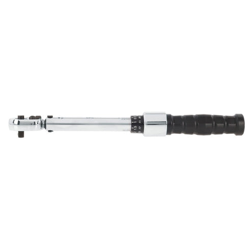 Torquímetro De Trueno Escala Dual Cuadro De 1/4, 10-50 in-lb (1.1-5.6 Nm), Urrea 6061A