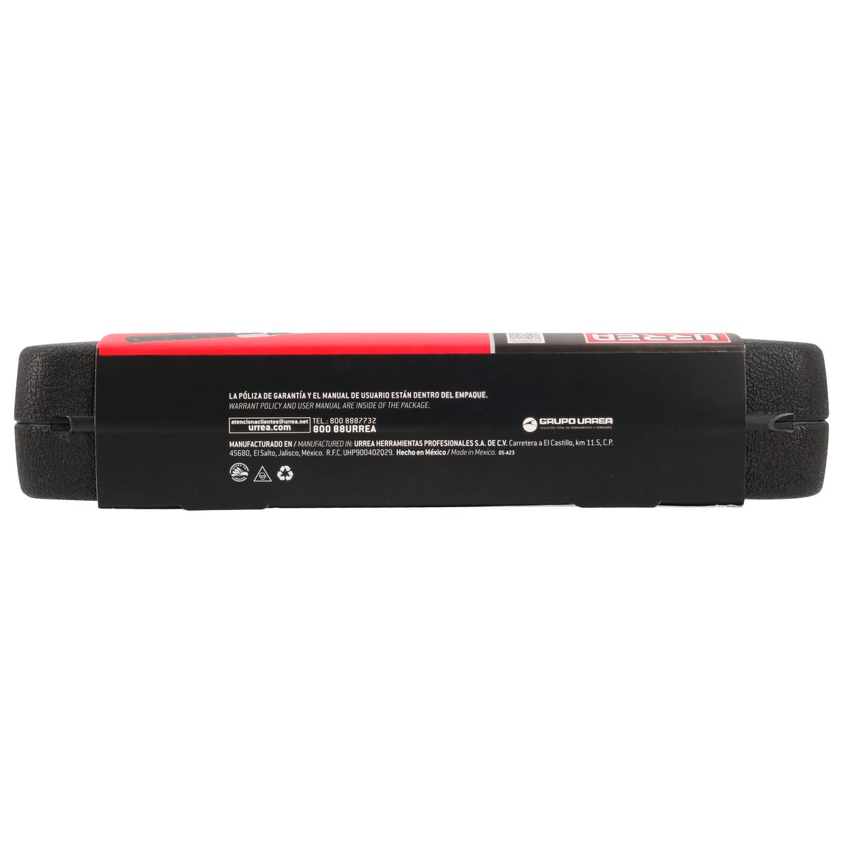 Torquímetro De Trueno Escala Dual Cuadro De 3/8, 30-250 in-lb (3.3-28.2 Nm), Urrea 6064A