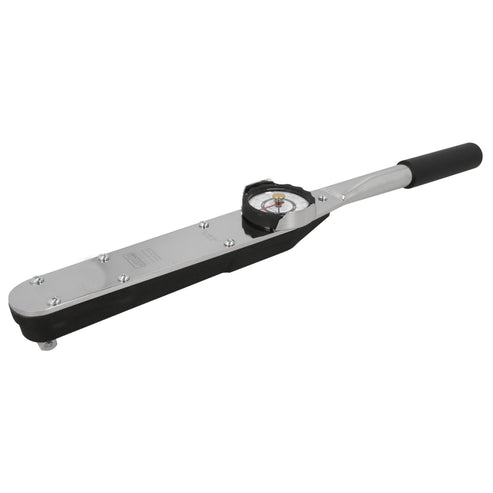 Torquímetro De Carátula Cuadro De 3/8, 0-50 ft-lb, Urrea 6113A