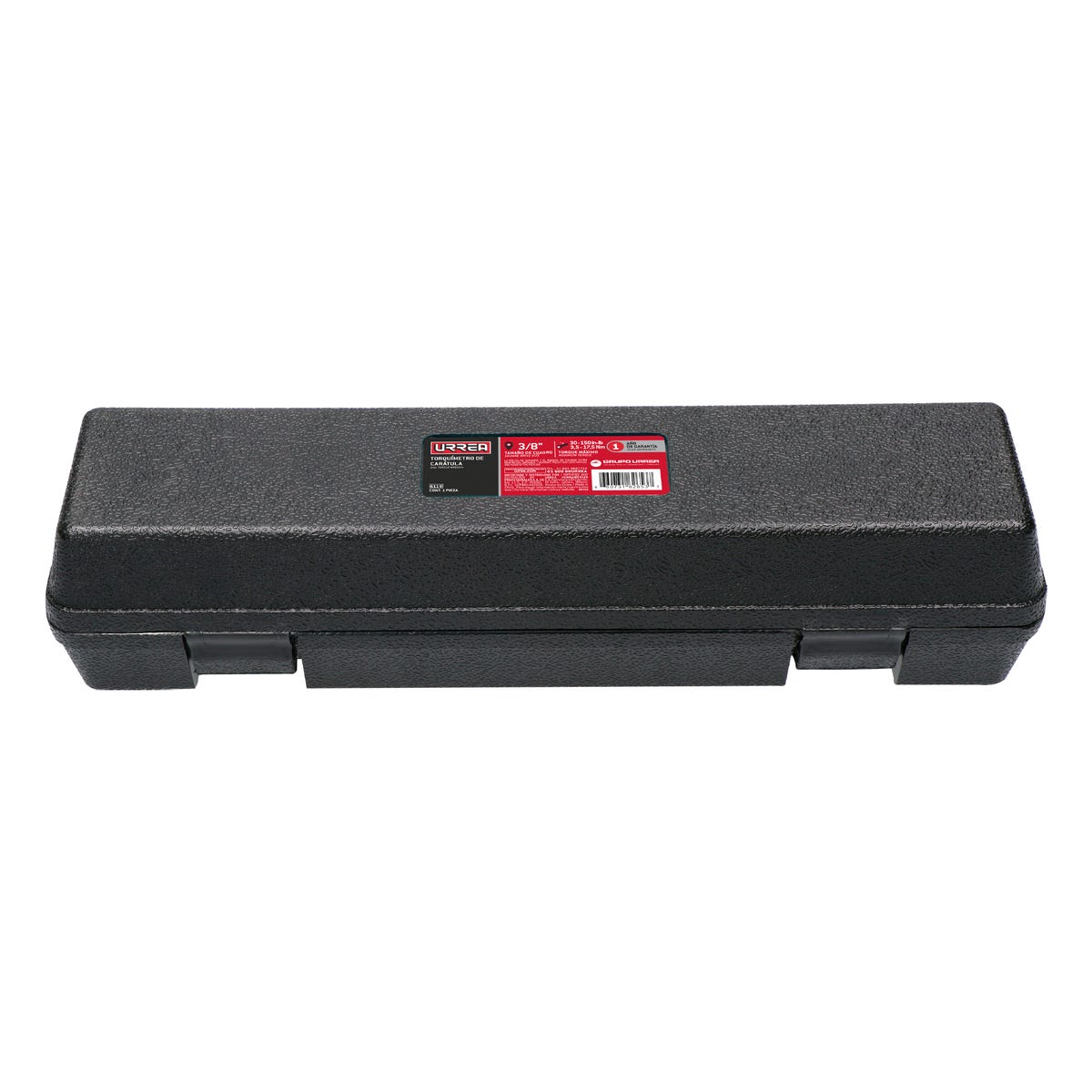 Torquímetro De Carátula Con Cuerpo De Aluminio Cuadro De 3/8, 30-150 in-lb, Urrea 6119
