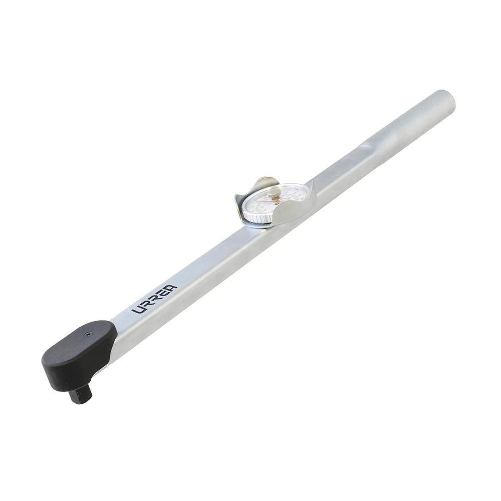 Torquímetro De Carátula Con Cuerpo De Aluminio Cuadro De 1/2, 50-250 ft-lb, Urrea 6124