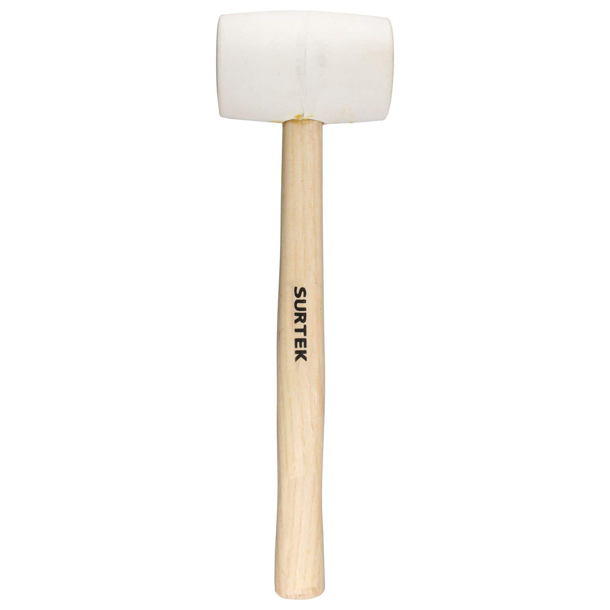 Mazo Con Cabeza De Hule Blanco Con Mango De Madera 14, 16 Oz, Surtek 616B