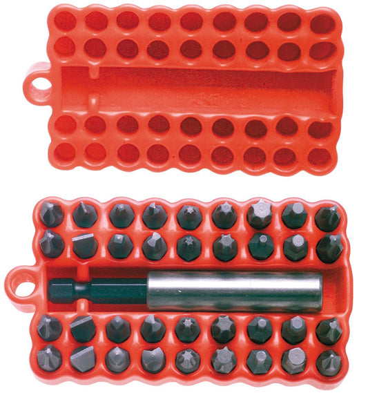Juego Combinado De Puntas Hexágono De 1/4 Con Adaptador Magnético, 37 Pz En Blíster, Urrea 61927
