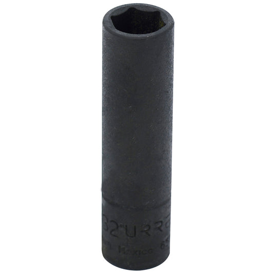 Dado De Impacto Largo Cuadro De 1/4, 6 Puntas, Urrea 6511H