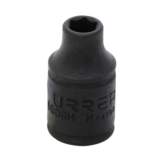 Dado De Impacto Cuadro De 1/4, 6 Puntas, En Urrea 6906H