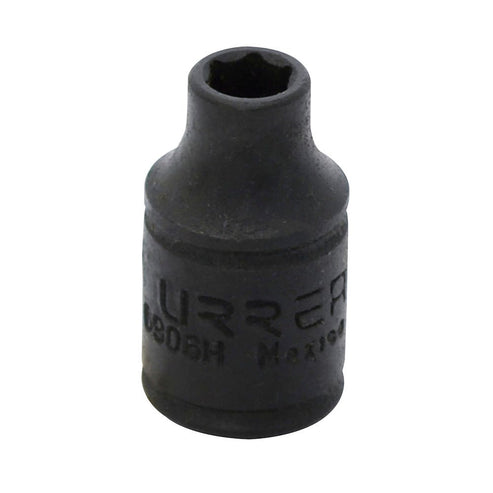 Dado De Impacto Cuadro De 1/4, 6 Puntas, En Urrea 6906H
