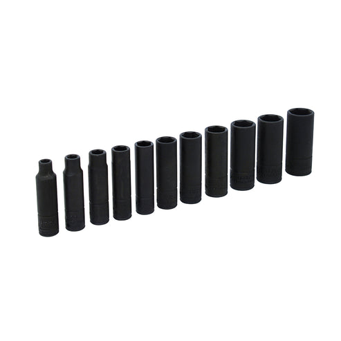 Juego De Dados Largos De Impacto Cuadro De 1/4, Urrea 69212