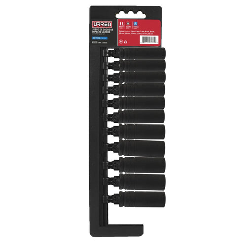 Juego De Dados Largos De Impacto Cuadro De 1/4, Urrea 69212