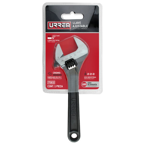 Llave Ajustable Fosfatizada 6, Urrea 706SI
