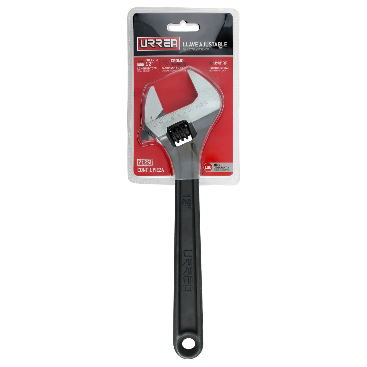 Llave Ajustable Fosfatizada 12, Urrea 712SI