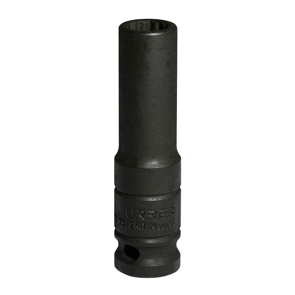 Dado De Impacto Largo Cuadro De 1/2, 12 Puntas, Urrea 7312MT