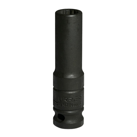 Dado De Impacto Largo Cuadro De 1/2, 12 Puntas, Urrea 7312MT