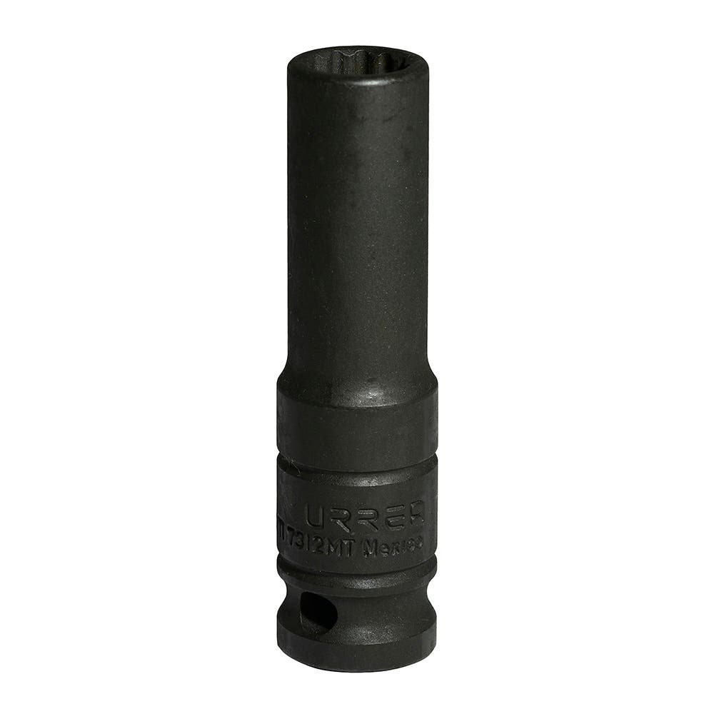 Dado De Impacto Largo Cuadro De 1/2, 12 Puntas, Urrea 7312MT