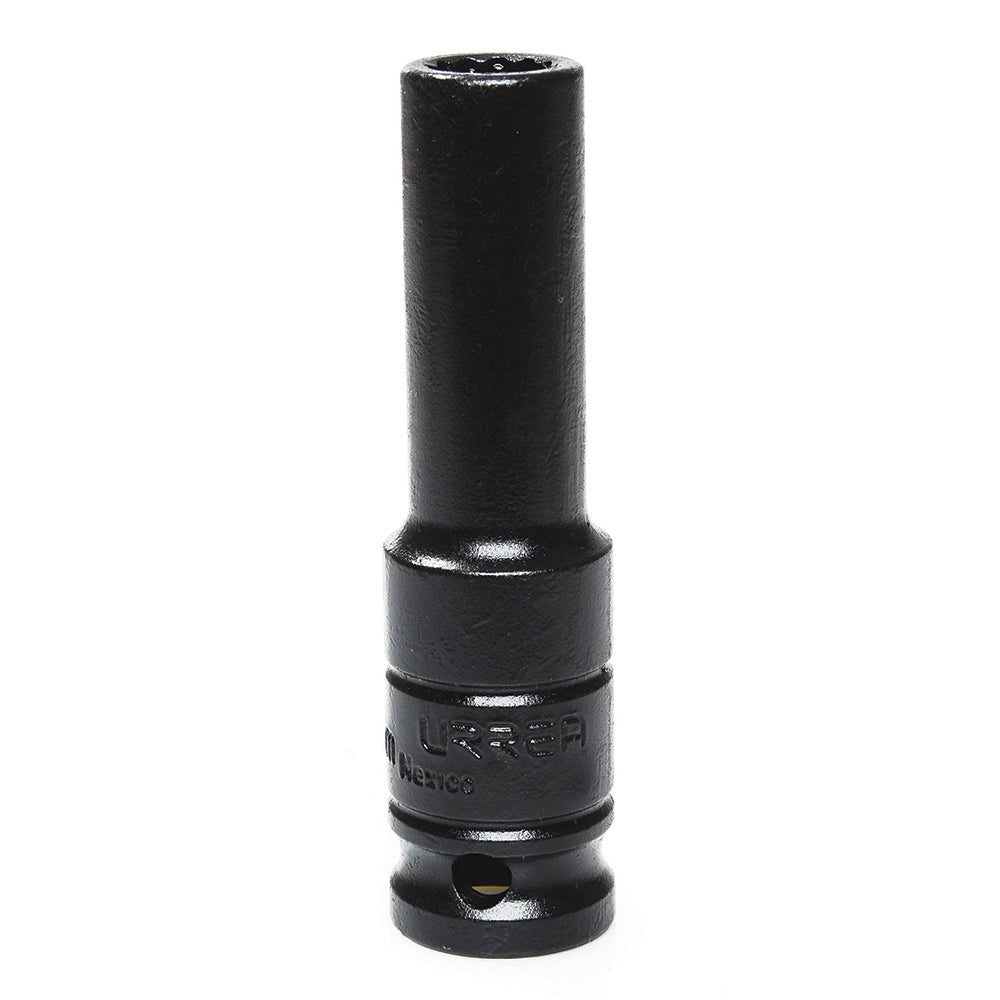 Dado De Impacto Largo Cuadro De 1/2, 12 Puntas, Urrea 7314MT