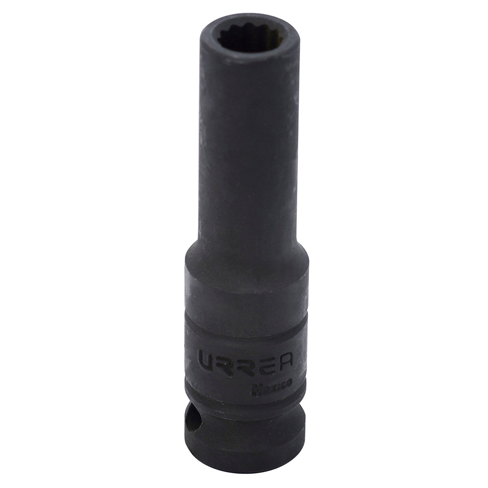 Dado De Impacto Largo Cuadro De 1/2, 12 Puntas, Urrea 7316